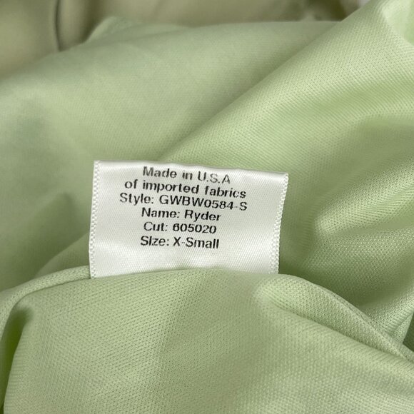 Katie May Los Angeles Ryder Cowl Neck Ruched Satin Maxi Gown Light Green XS - Picture 9 of 15